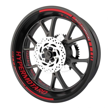 Pack Stickers jante moto Ducati Hypermotard Pack Stickers jante moto Ducati Hypermotard