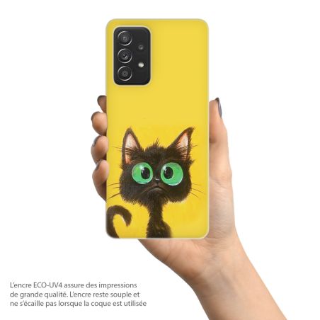 Coque de protection Chat, pour Samsung Galaxy