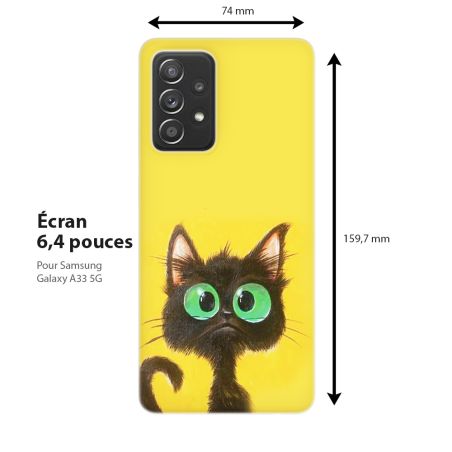 Coque de protection Chat, pour Samsung Galaxy