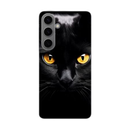 Coque téléphone souple pour Samsung Galaxy, Regard Félin