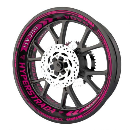 Stickers jante moto Ducati HyperStrada