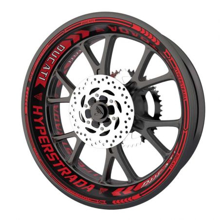 Stickers jante moto Ducati HyperStrada