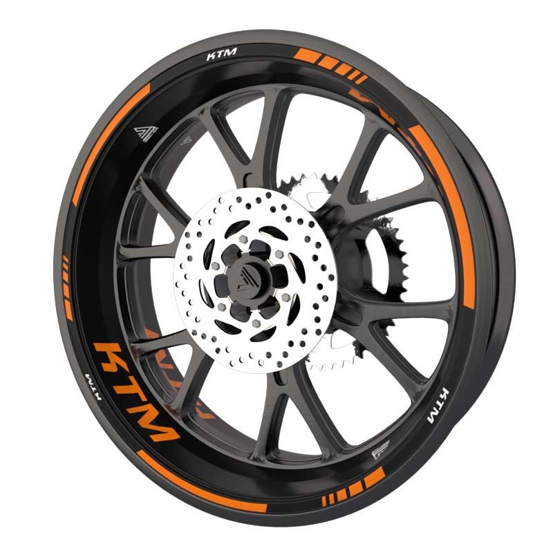 Kit Autocollants jantes moto KTM Kit Autocollants jantes moto KTM