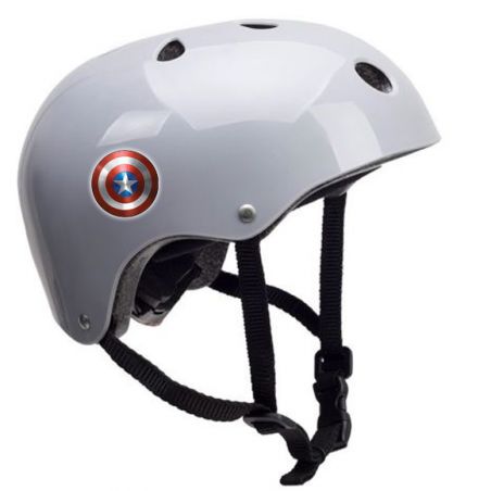 Stickers Rétro éclairant casque Captain America x2