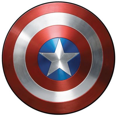 Lot de deux sticker rétro réfléchissant pour casque de moto Captain America