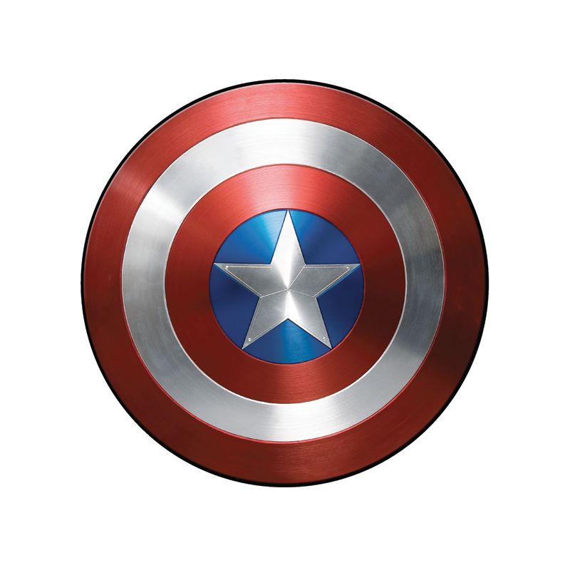 Stickers Rétro éclairant casque Captain America x2