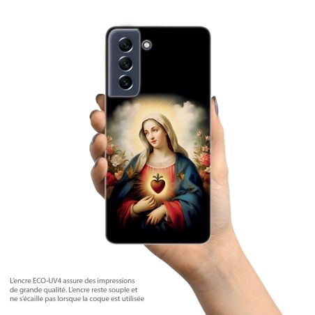 Coque pour téléphone Samsung Galaxy Marie, Coeur