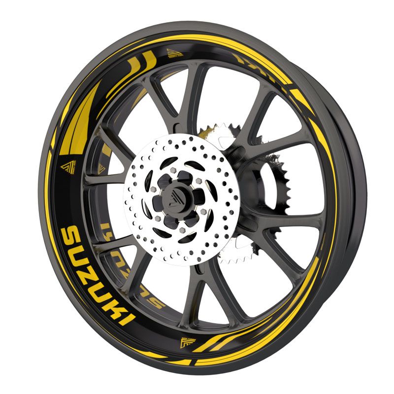 Stickers jantes moto Suzuki