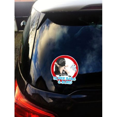 Autcollant Super bébé à bord Dark Vador