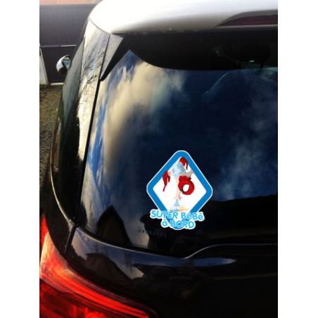 Stickers Bébé à Bord Spiderbabyman Stickers Bébé à Bord Spiderbabyman
