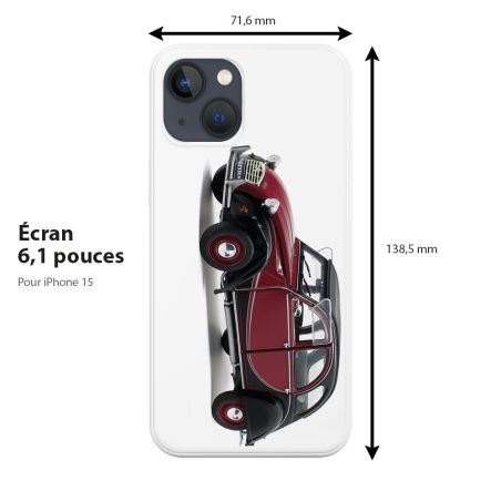 2 CV Charleston, la coque de protection pour Apple iPhone