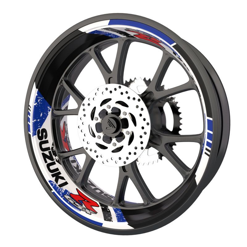Kit déco jantes moto Suzuki GSX-R