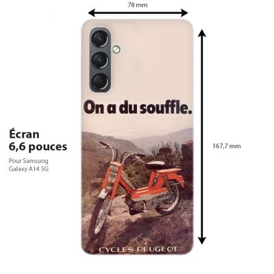 Coque pour téléphone Samsung Galaxy, Mobylette Peugeot 103