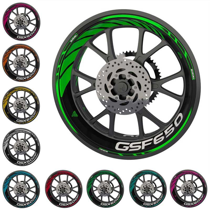 Déco jantes moto GSF 650