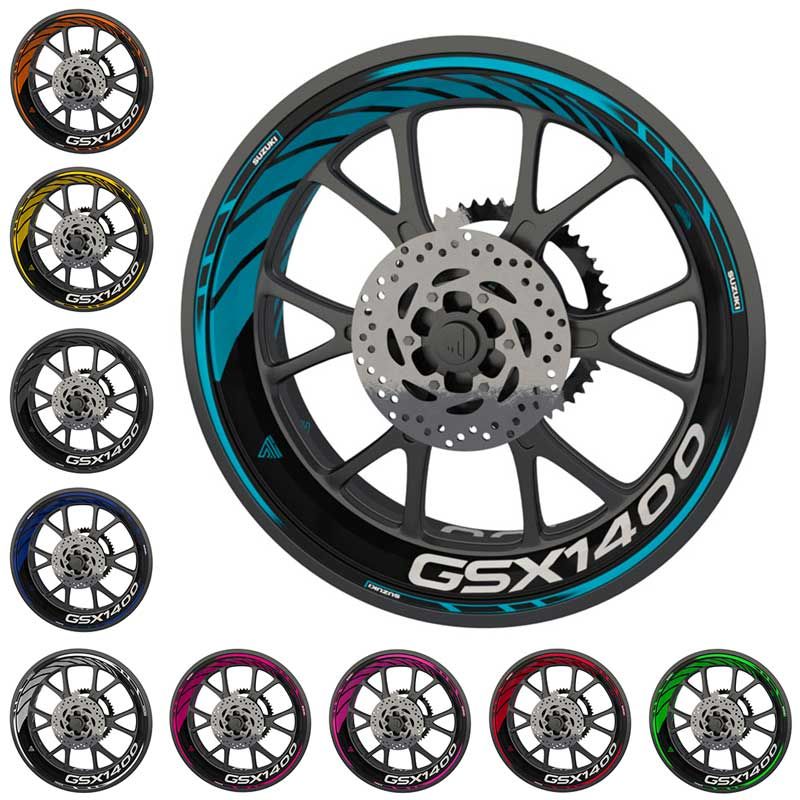 Déco jantes Suzuki GSX 1400