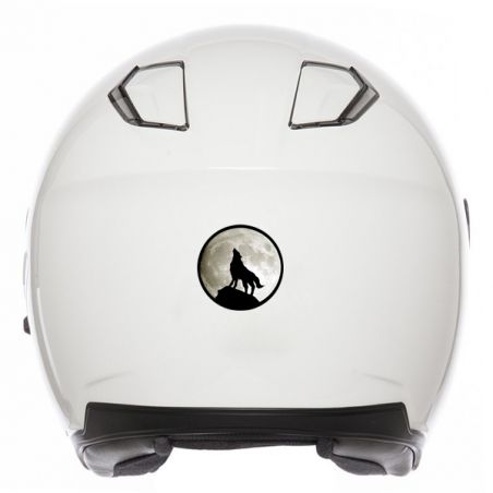 Stickers rétro réfléchissant loup