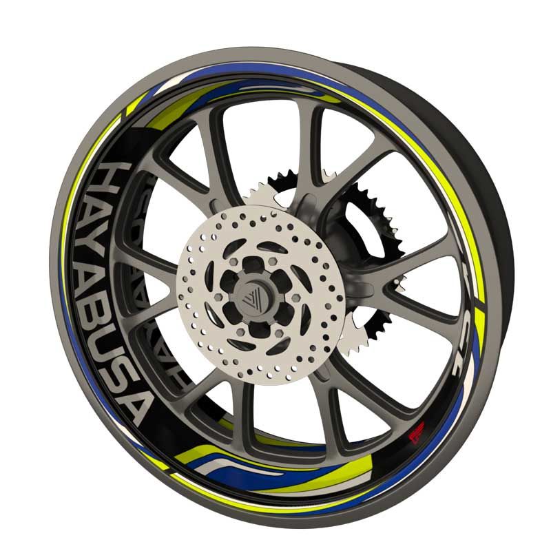 Stickers jante moto Hayabusa 1340