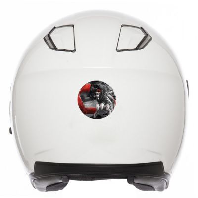 sticker rétro réfléchissant pour casque de moto  tokyo ghoul ken kaneki