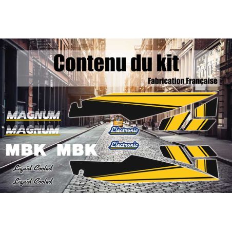 Kit stickers pour mobylette MBK Magnum