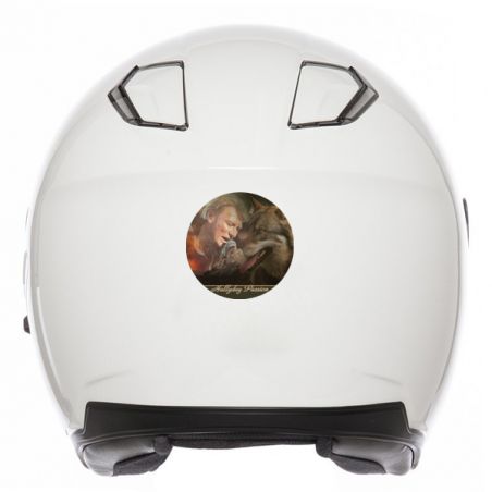 Stickers rétro luminescent Johnny Hallyday