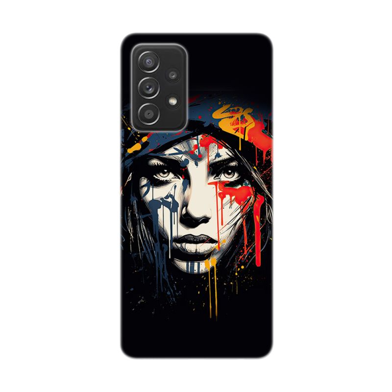 Coque pour téléphone Samsung Galaxy, Van Gogh, Arty Visage de femme nomade