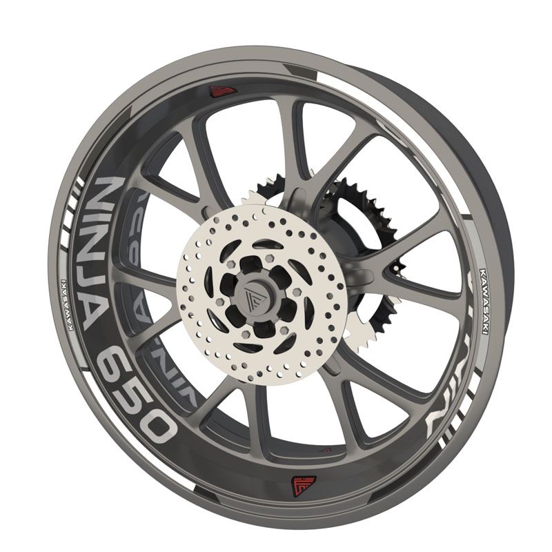 Pack stickers jantes Kawasaki Ninja 650