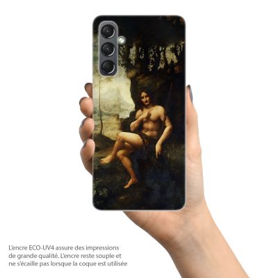 Coque originale pour Samsung Galaxy, Bacchus ou St Jean Baptiste par Léonard de Vinci