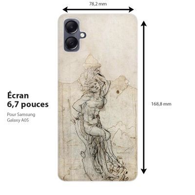 Coque de protection pour Samsung Galaxy, Saint Sebastien, dessin de Léonard de Vinci