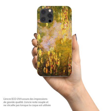 Coque téléphone iPhone, impressioniste Claude Monet, Nénuphars