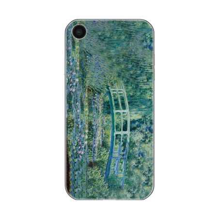 Coque souple pour téléphone Apple iPhone, Nymphéas et Pont japonais