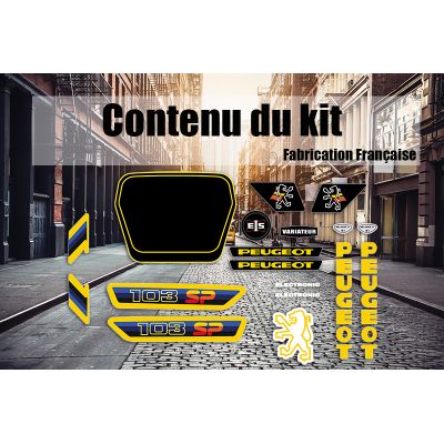 Peugeot 103 SP 2 Noir Jaune