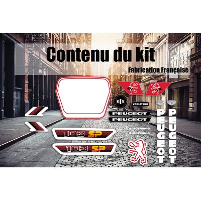 Peugeot 103 SP 2 Rouge Blanc