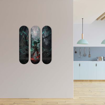 Skate Board pour décoration murale originale, anime, Deku