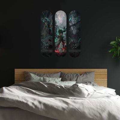 Skate Board pour décoration murale originale, anime, Deku
