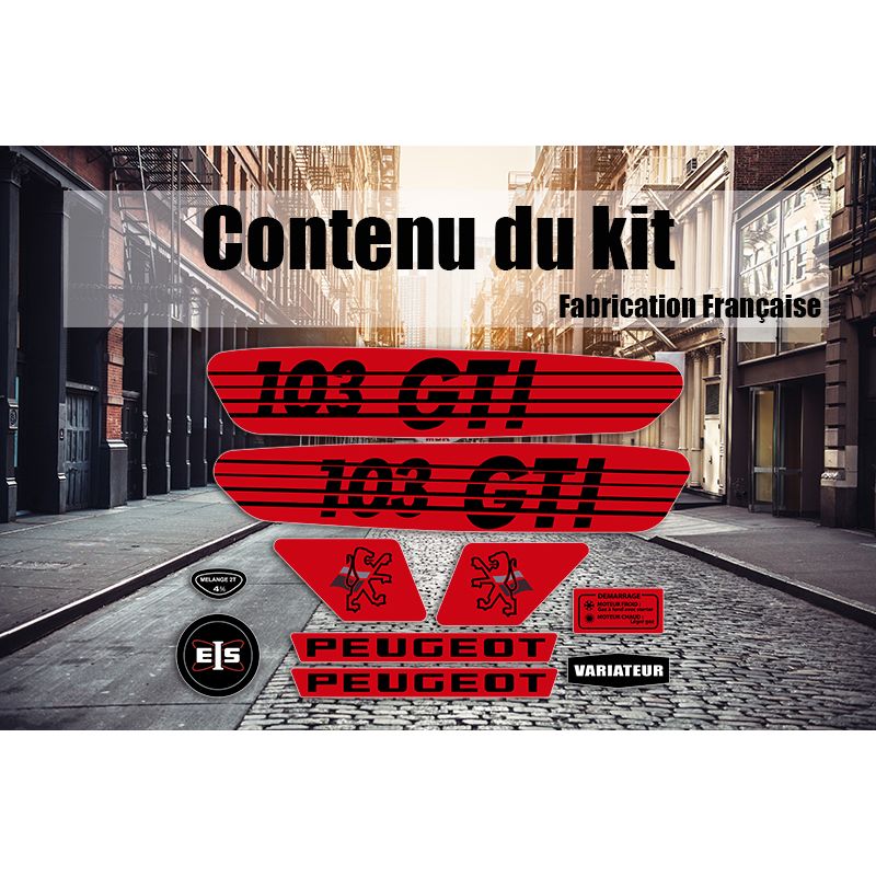 Kit Déco Peugeot 103 GTI