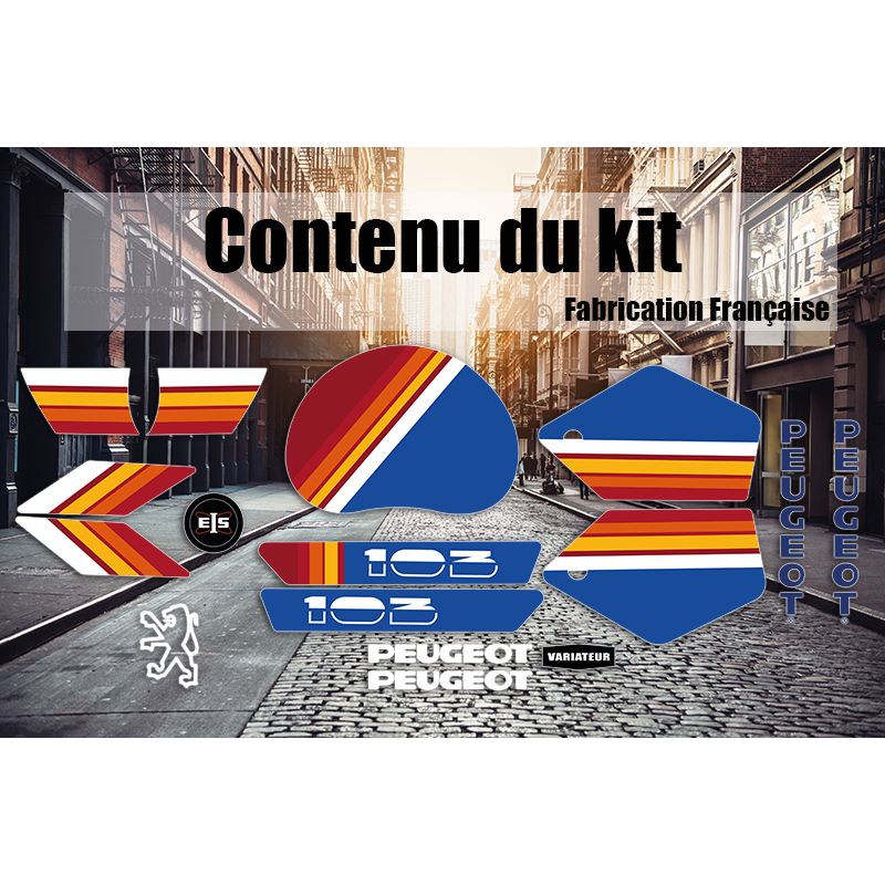 Kit Déco Peugeot 103 Racing Ph1