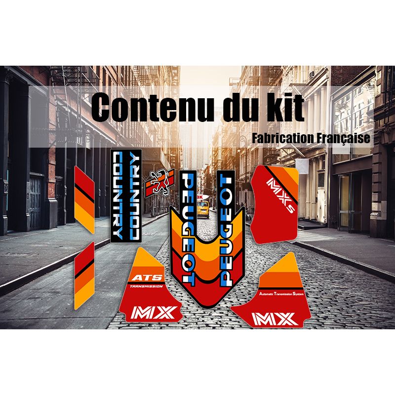 Kit déco Peugeot Country MXs Noir