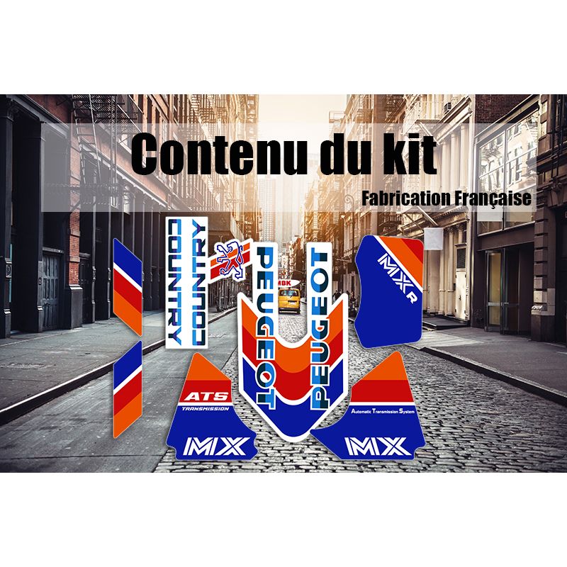 Kit déco Peugeot Country MXr Blanc