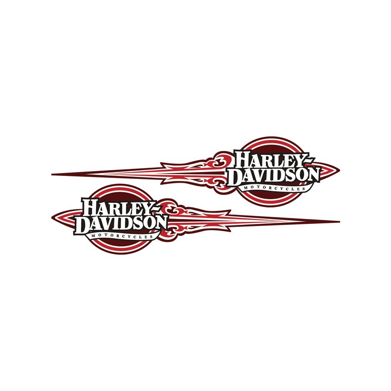 Stickers rétro luminescent pour casque de moto Harley Davidson Stickers rétro luminescent pour casque de moto Harley Davidson