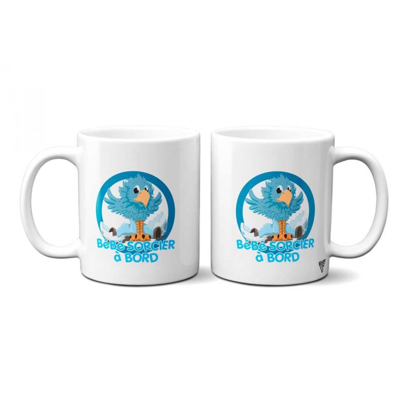 Mug Bébé à bord Super Héros Hippogriffe