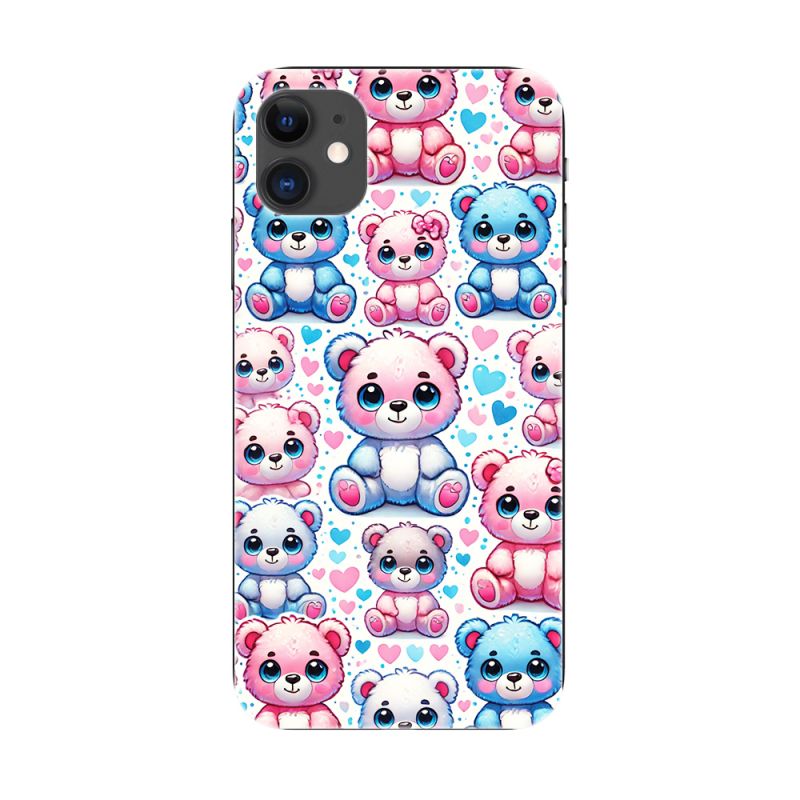 Coque pour téléphone iPhone, Oursons d'amour