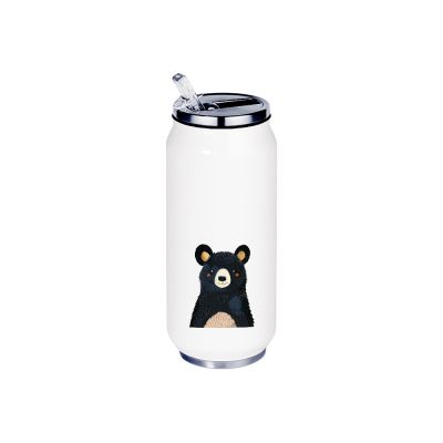 Gourde Alu et Thermos Ours Brun