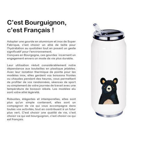 Gourde Alu et Thermos Ours Brun Gourde Alu et Thermos Ours Brun