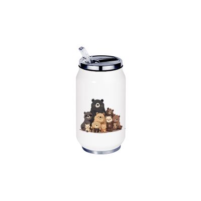 Gourde Aluminium etInox Thermos, Ours adorables