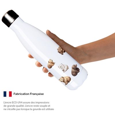 Gourde Aluminium etInox Thermos, Happy Bears