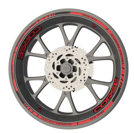 Déco jantes Ducati Corse Déco jantes Ducati Corse