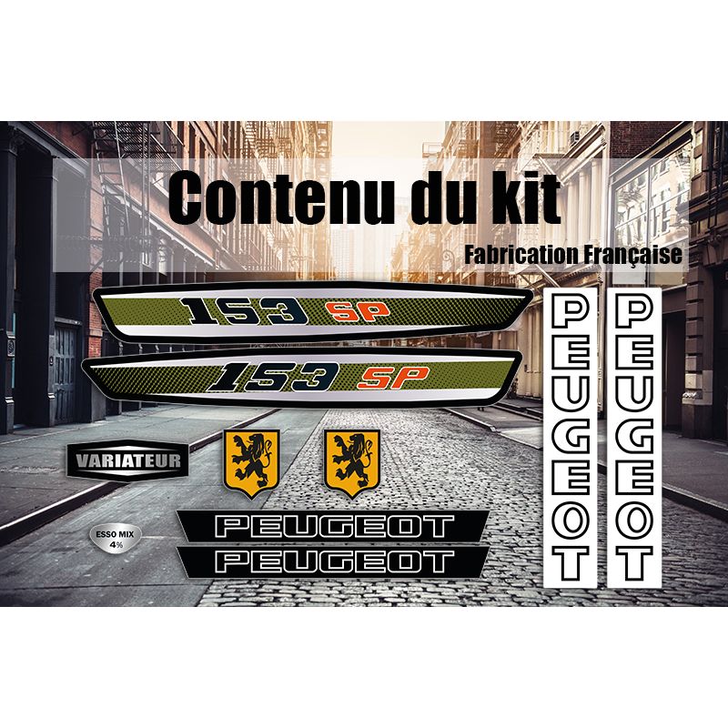 Kit déco Peugeot 153 SP Kit déco Peugeot 153 SP
