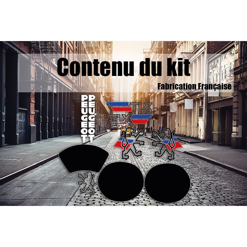 Kit déco Peugeot TLX Rouge