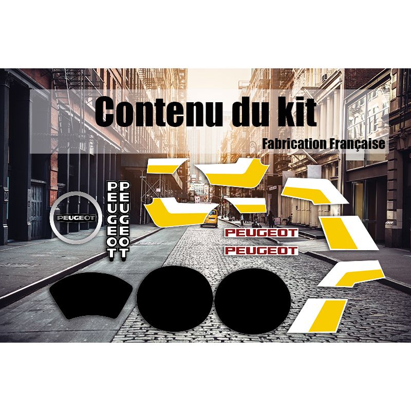 Kit déco Peugeot TLX 50 Kit déco Peugeot TLX 50