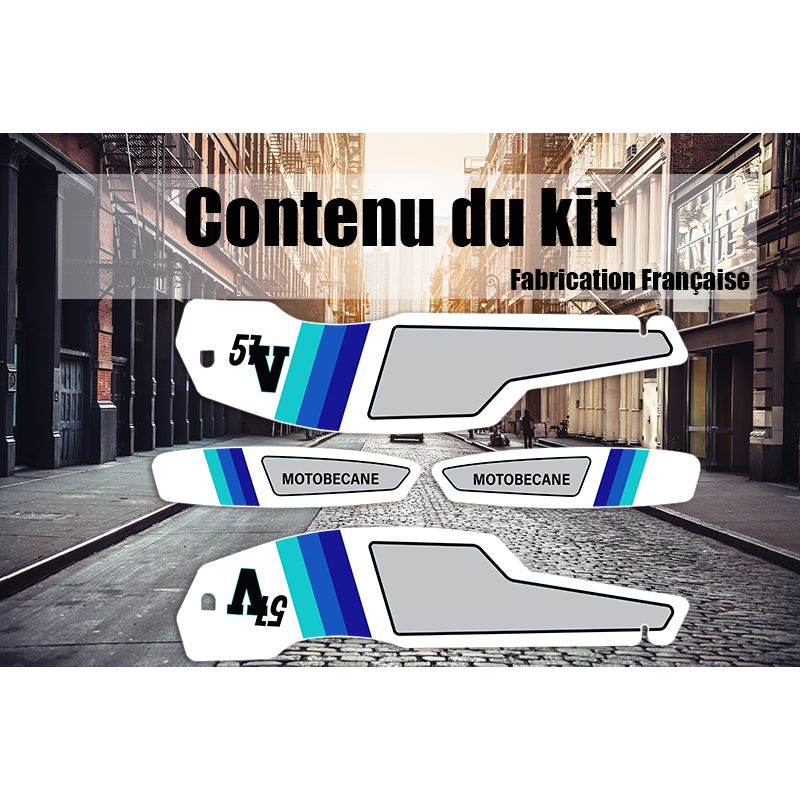 Kit Stickers MBK 51 V Blanc Kit Stickers MBK 51 V Blanc
